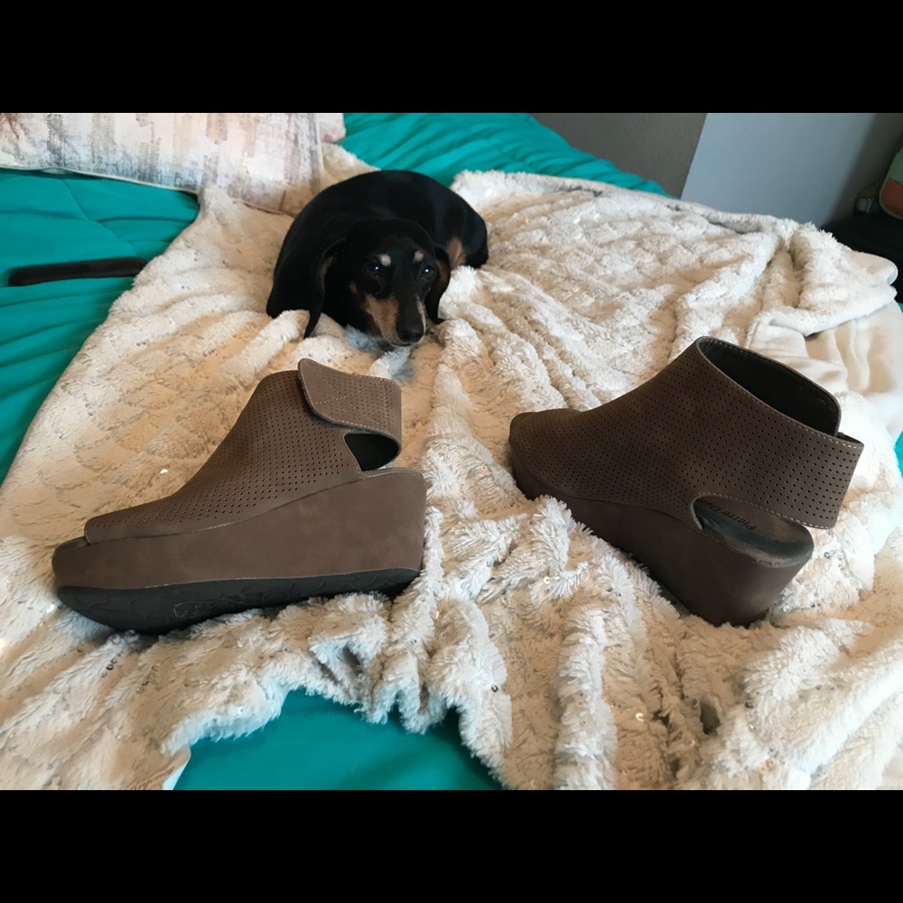 Brown heels